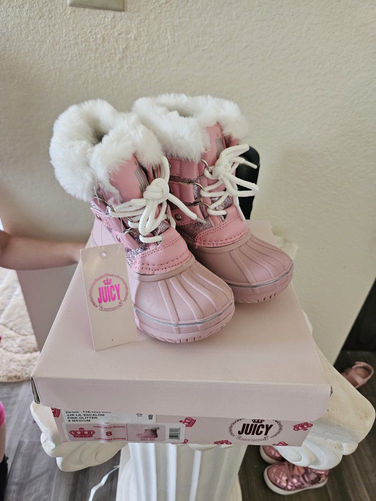 Juicy Couture Pink Snow Boots Toddler