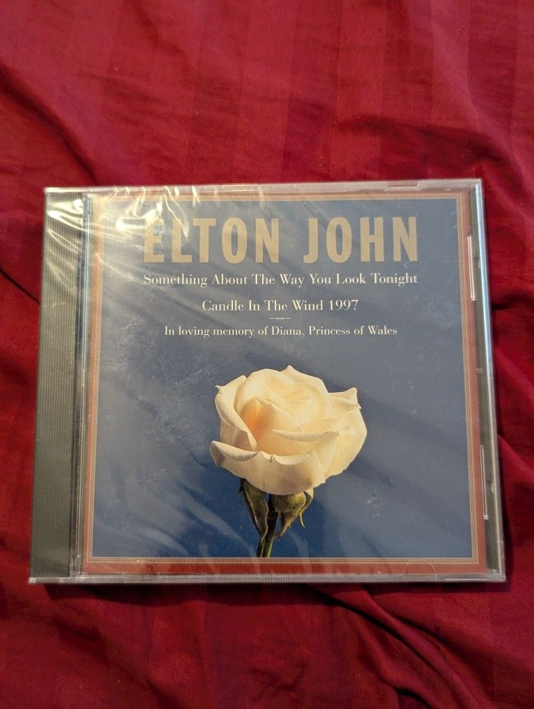 Candle In The Wind By Elton John 1997 Princess Diana Tribute Two Song CD Single 