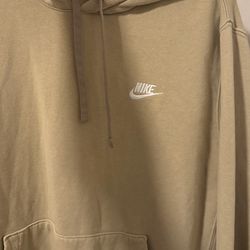 Nike beige hoodie
