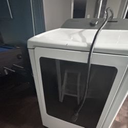 White samsung smart dryer