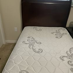 Wooden twin Sized Bed Frame Without Mattress 