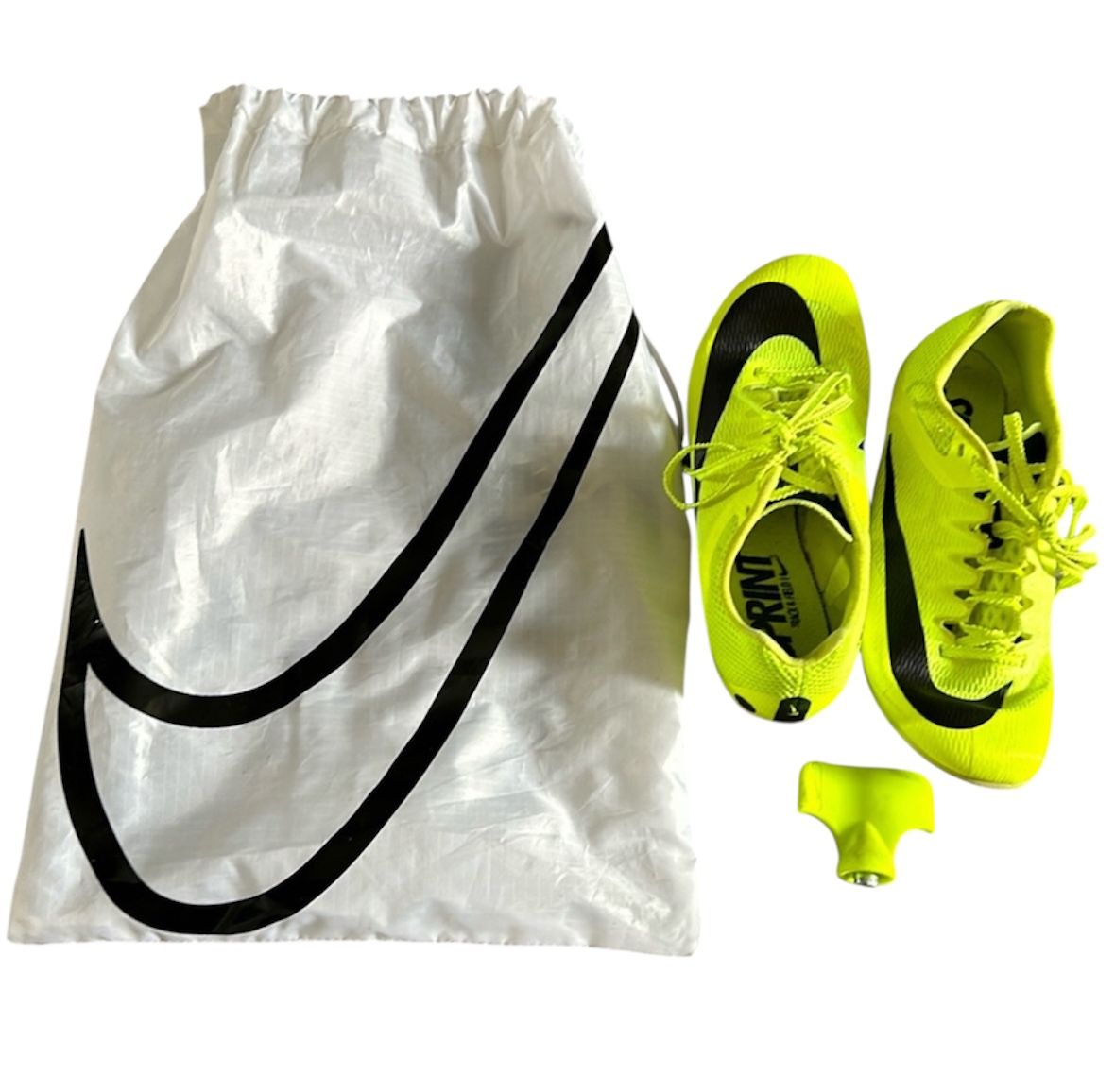 Nike Neon Green Track Spikes Size 2
