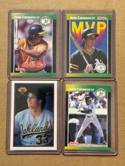 Baseball card Jose Canseco
