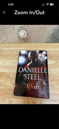 Danielle Steel The Affair Hardcover Novel - Red Cover