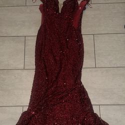 Red prom dress