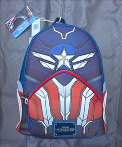 Loungefly Captain America Brave New World Cosplay Mini Backpack