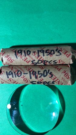 Rolls 1910 thru 1950’s Wheat cent. Coins