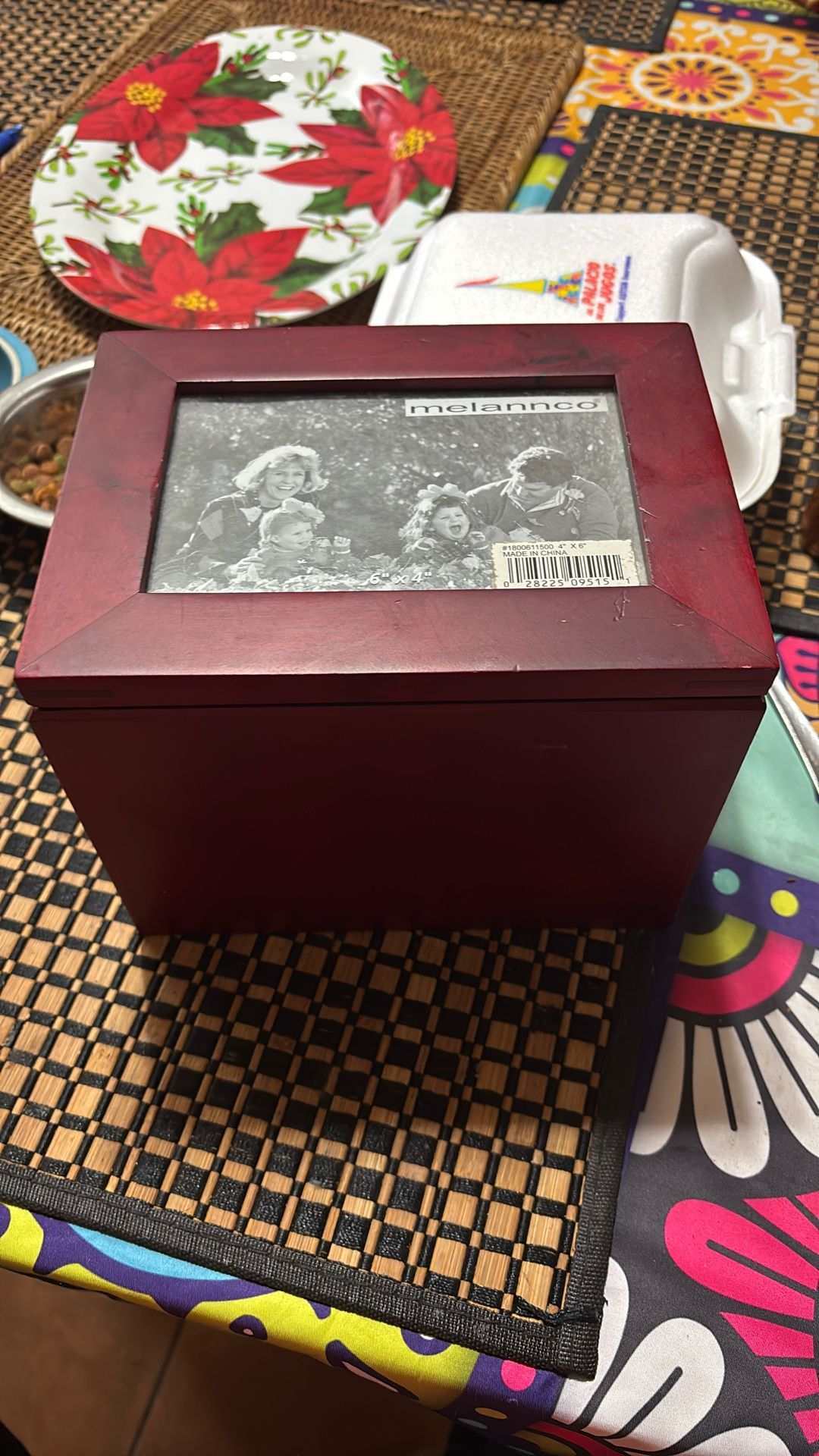 Photo Album Box With Several Albums Inside