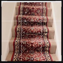 Runner About 23 Ft  Oriental runner (23x 2) W