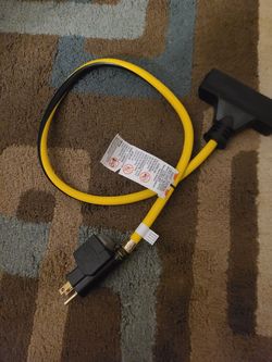 Stanley 12 gauge 2 ft 3 outlet drop cord