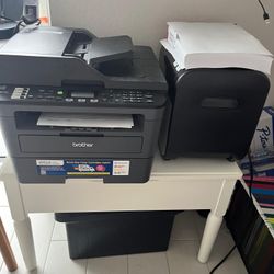 Desk Chair And Small White Table 