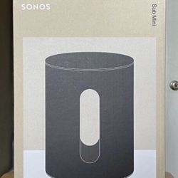 Sonos Subwoofer Mini (Black) Brand New Sealed Warranty Included 