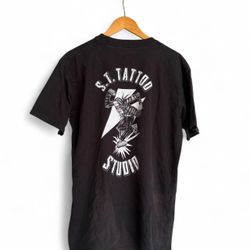 Black S.T. Suicidal Tendencies Tattoo Studio T-shirt