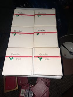 Orrefors Crystal Christmas Ornament Collection (6)