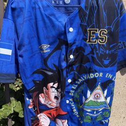  Jersey de Béisbol de El Salvador – Dragon Ball Z Goku