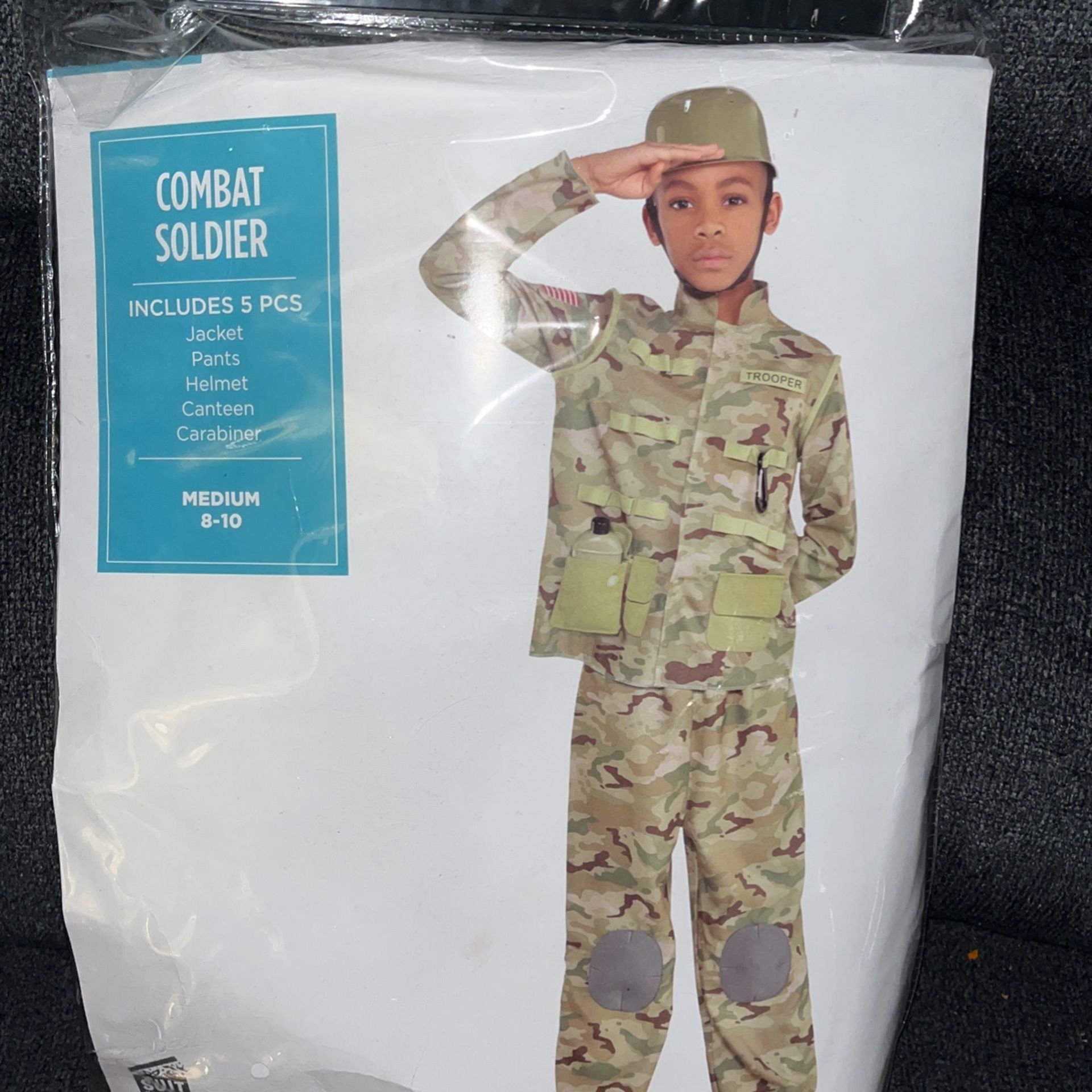 Combat Soldier Costume Size Medium 8-10