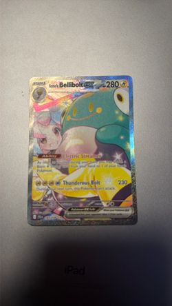 Iono's Bellibolt EX Pokémon Card Holo Rare