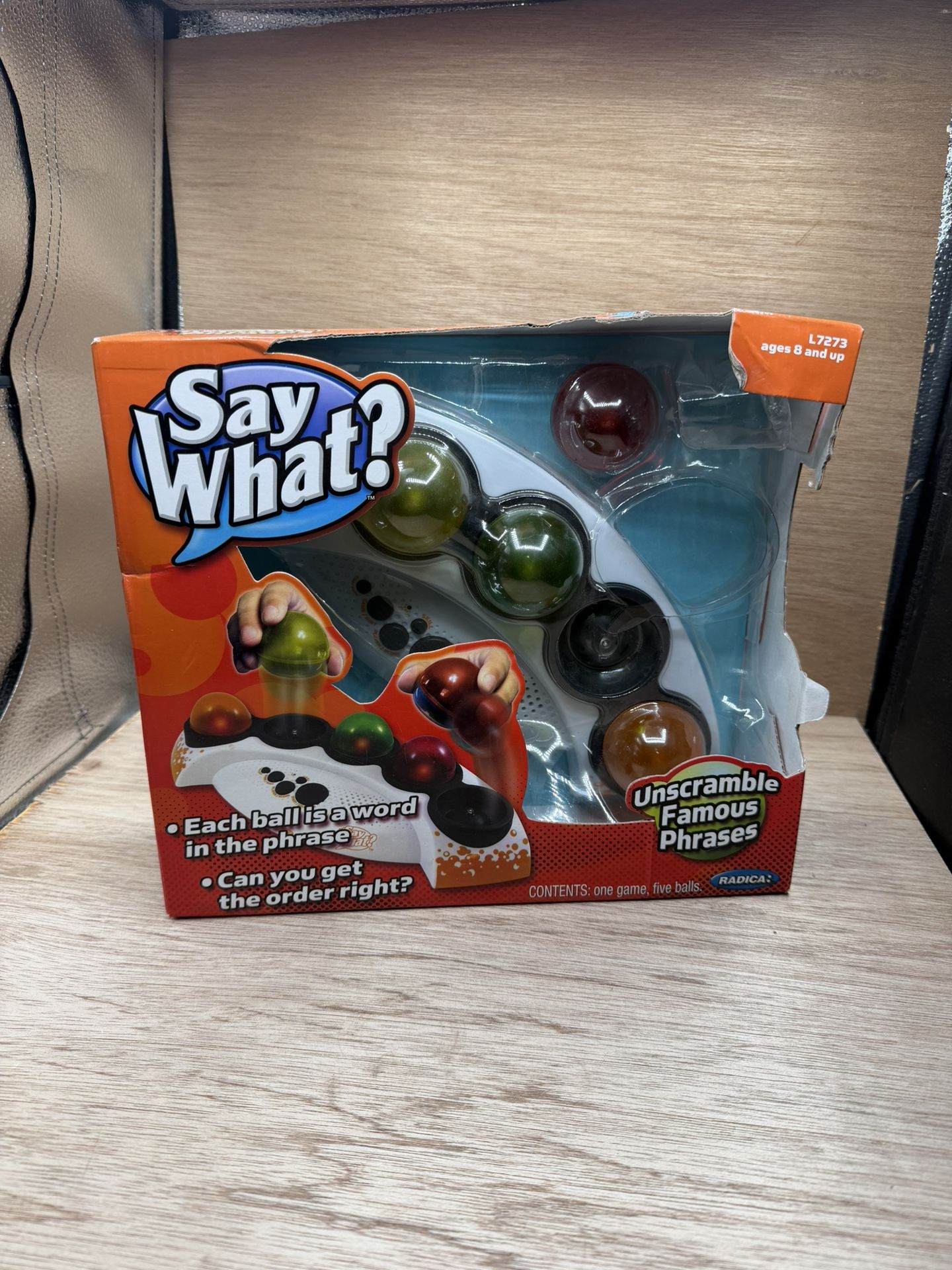 Say What? Famous Unscramble Phrase Mattel Electronic Game by Radica 2007 NEW
