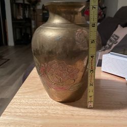 Solid Brass Vase