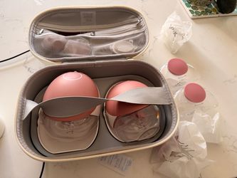 Momcozy M9 Mobile Flow Double Wearable Pump + Extra Cups & Accessories – Like New – $160