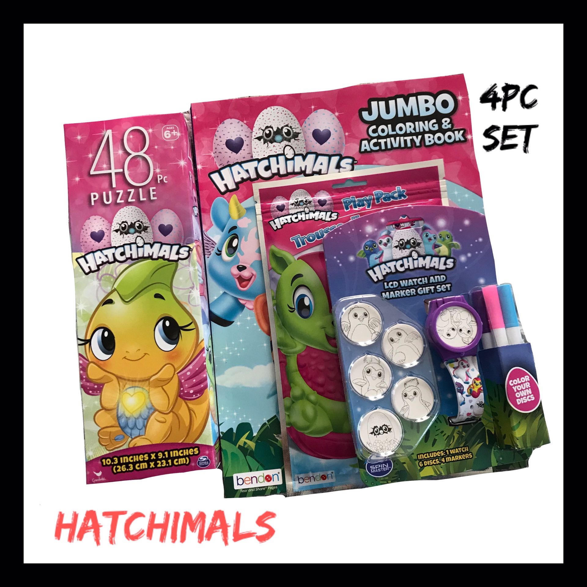 NIB Kids Hatchimals 4Pc Gift Set