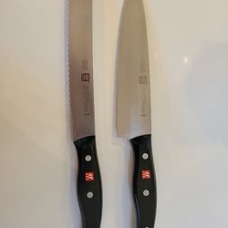 Zwilling Henckels Twin Signature 8" Chef Knife And 8" Serrated 