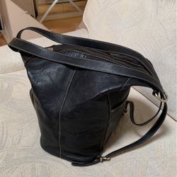 Liz Claiborne Leather Backpack Bag 