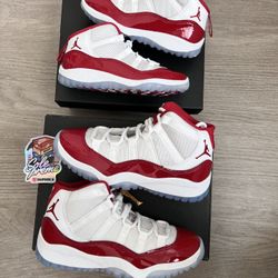 Jordan Cherry 11s Sz 10c 13.5c