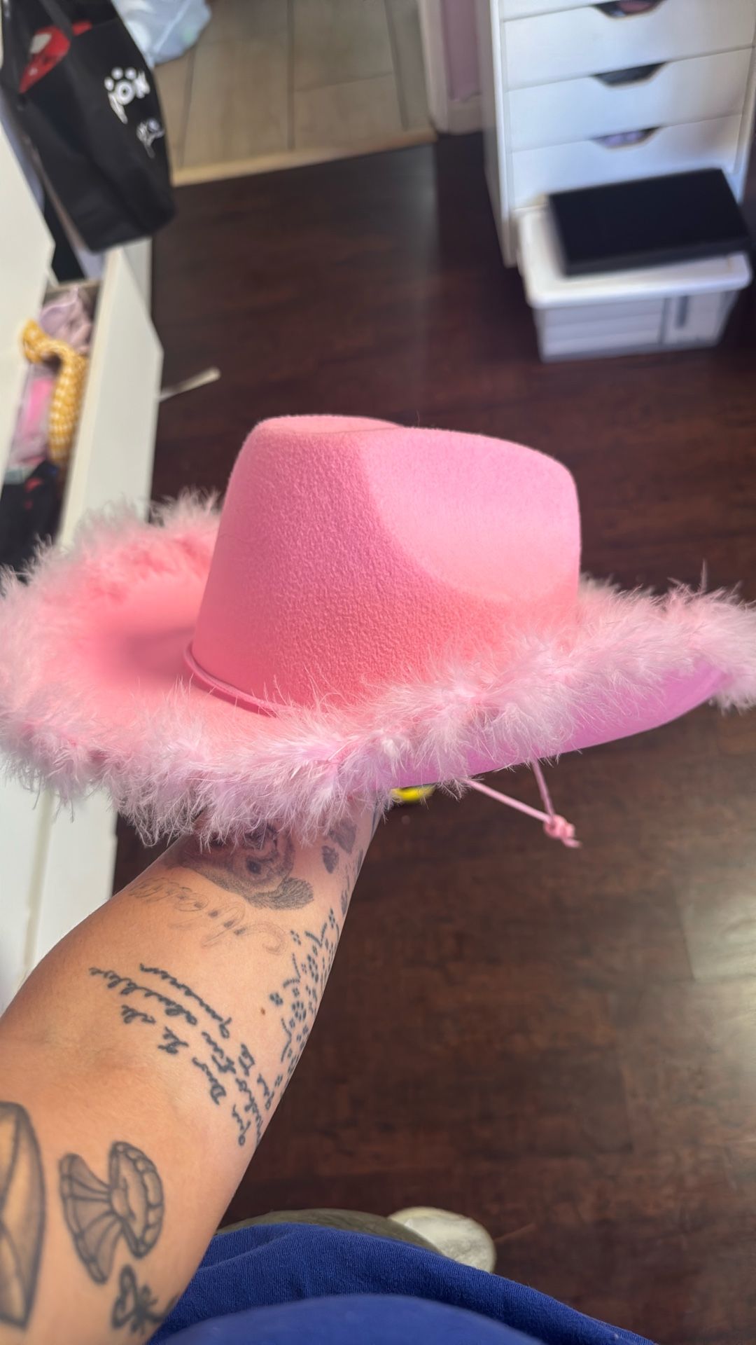 Pink Fury Cowgirl Hat