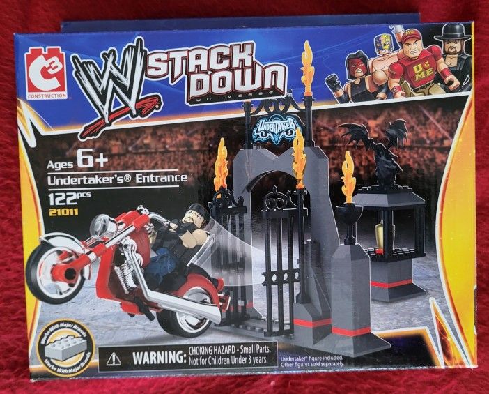 WWE Stackdown Undertaker's Entrance Building Set Action Figure
