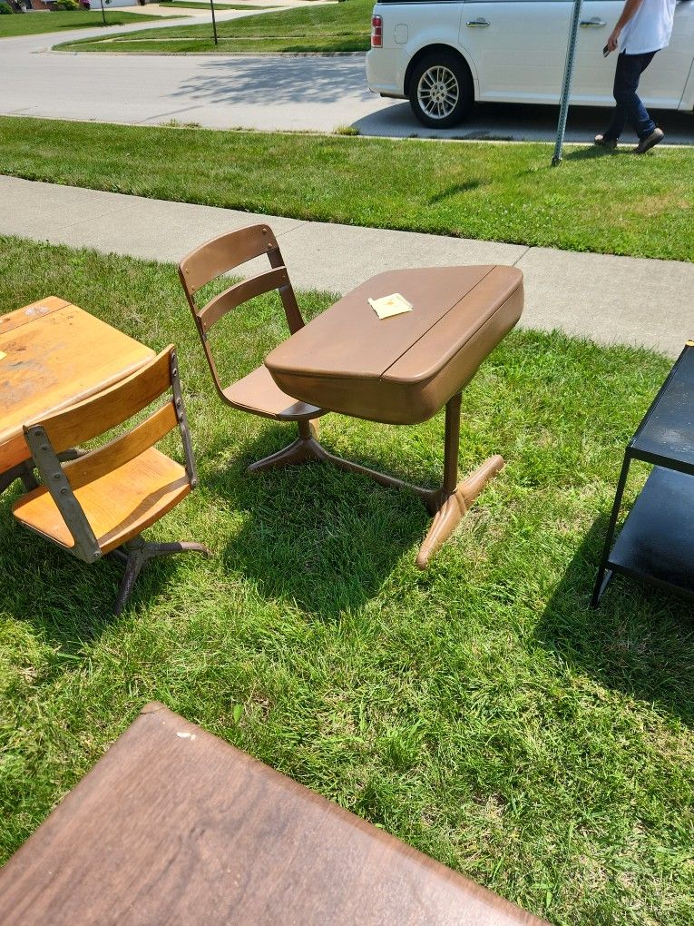 Antique Kids Desk
