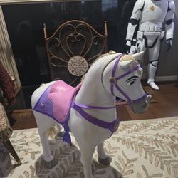 Disney Princess Playdate Maximus Horse Ride On My Size Pony 32" Rapunzel Tangled