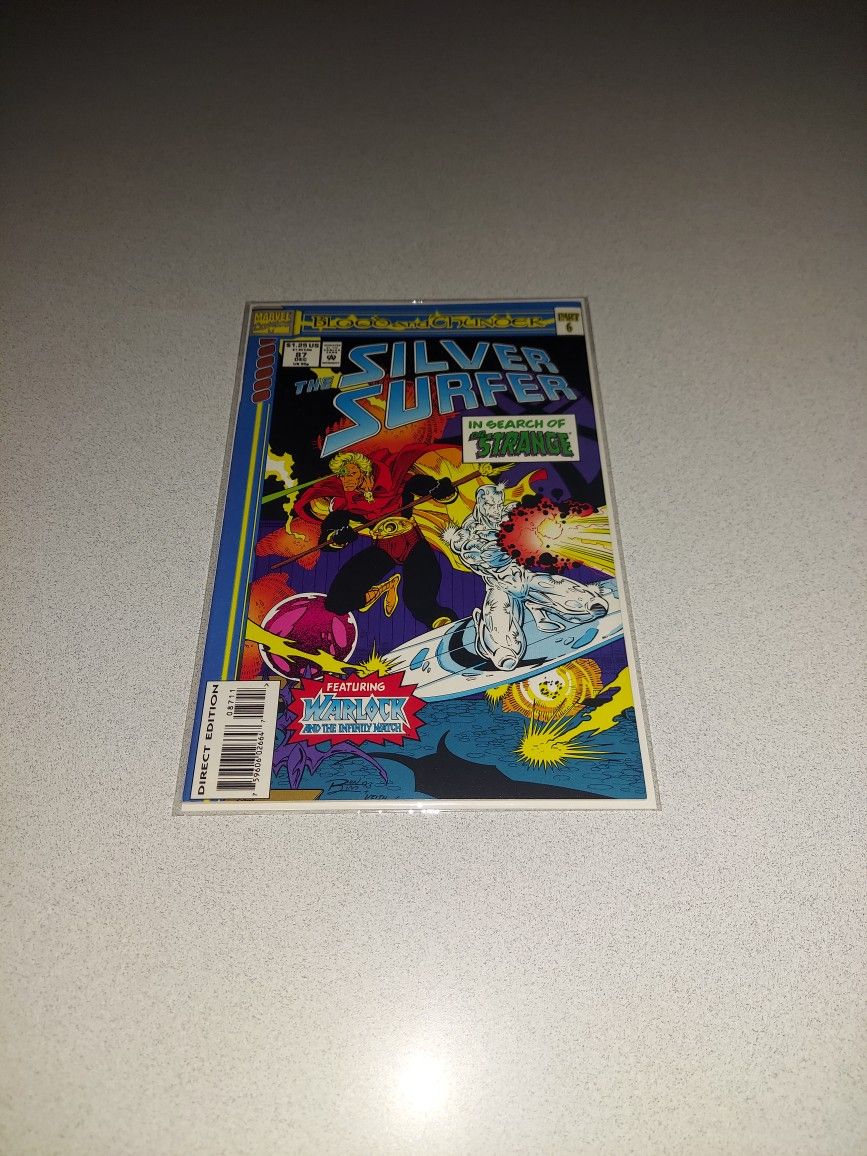 1993 THE SILVER SURFER #87 COMIC BAGGED AND BOARDED
