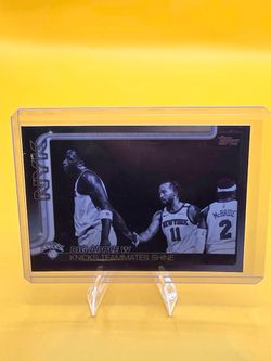 2025-26 Topps Big Apple W: Knicks Teammates Shine Black Friday Parallel #274