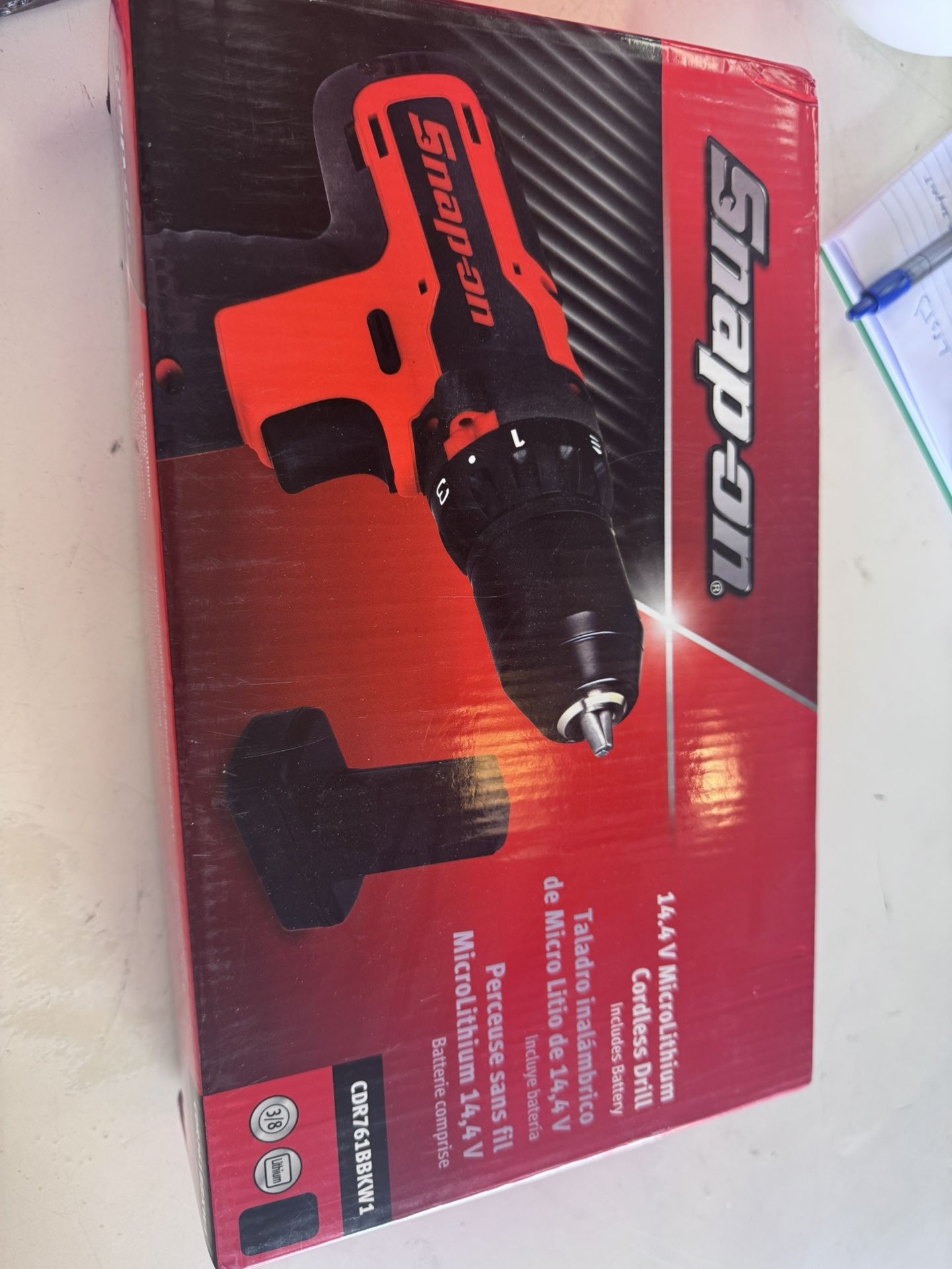 Snap-on 14.4v Micro Lithium Cordless Drill (includes Battery)