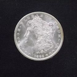 1885 CC Morgan Silver Dollar 