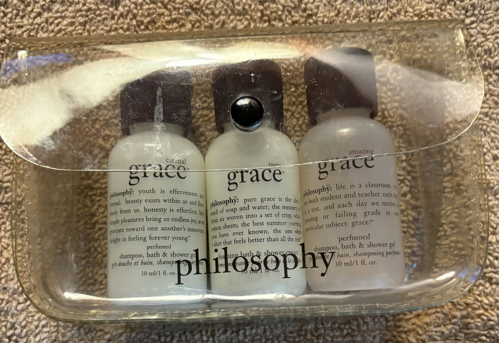 Philosophy Grace Bath Travel Kit *New 