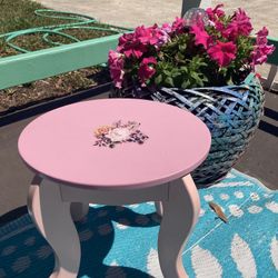 Step Stool Or Little Girls Stool , Plant Stand 