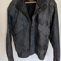 Classic Black Leather Women's Motorcycle Jacket
