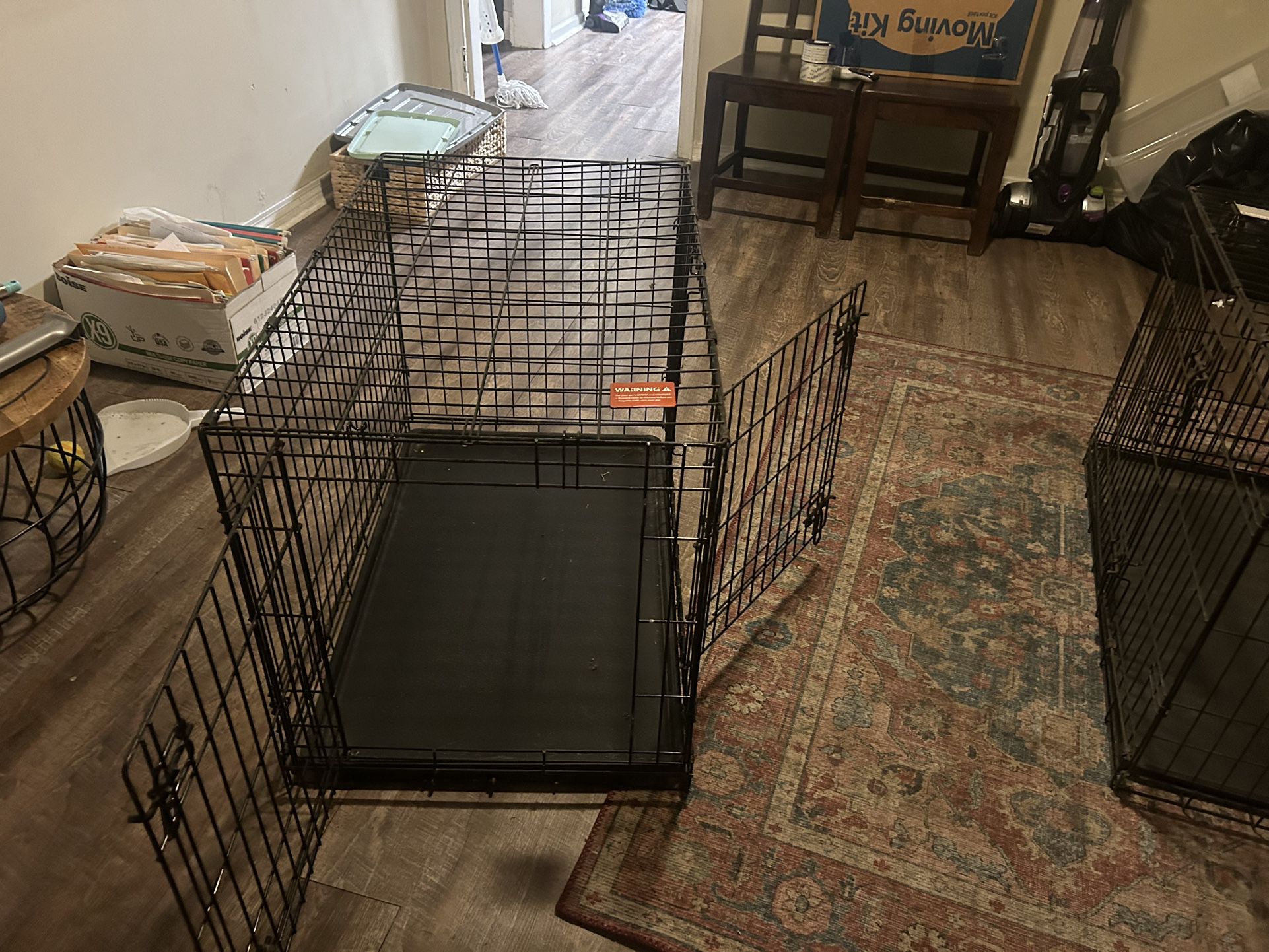 2 Dog Cages 35.5 X 22 