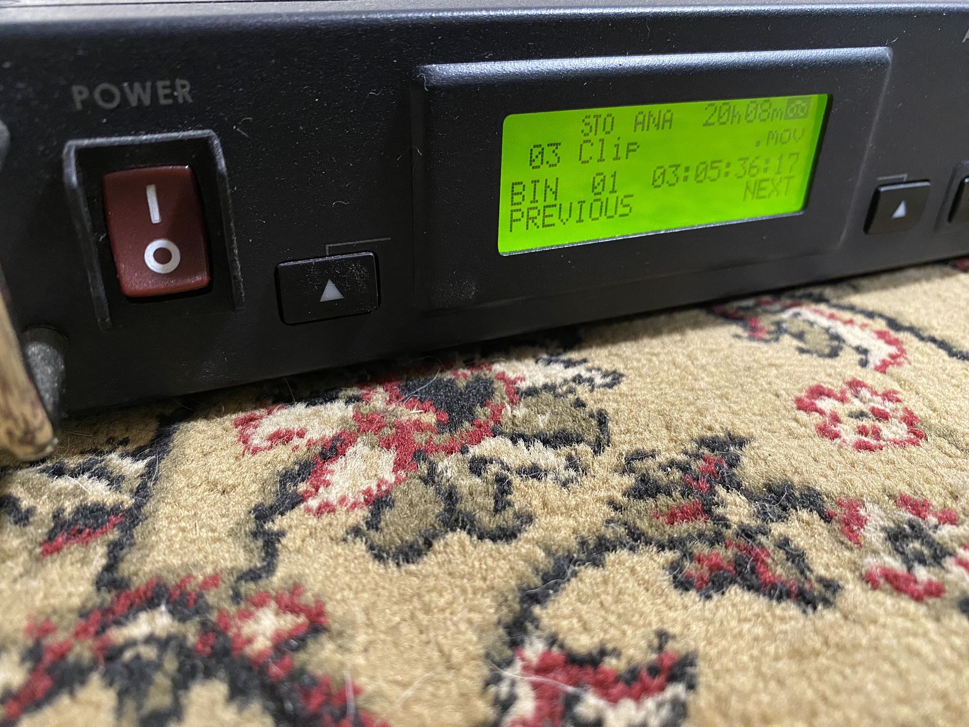 DATAVIDEO ANALOG/DIGITAL RECORDER DN-700 HARD DRIVE RECORDER