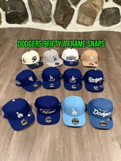 MLB new era Los Angeles dodgers navy blue, sky blue, dodger blue , tan, grey 2024 2025 World Series champions patch Ohtani patch 9fifty a frame