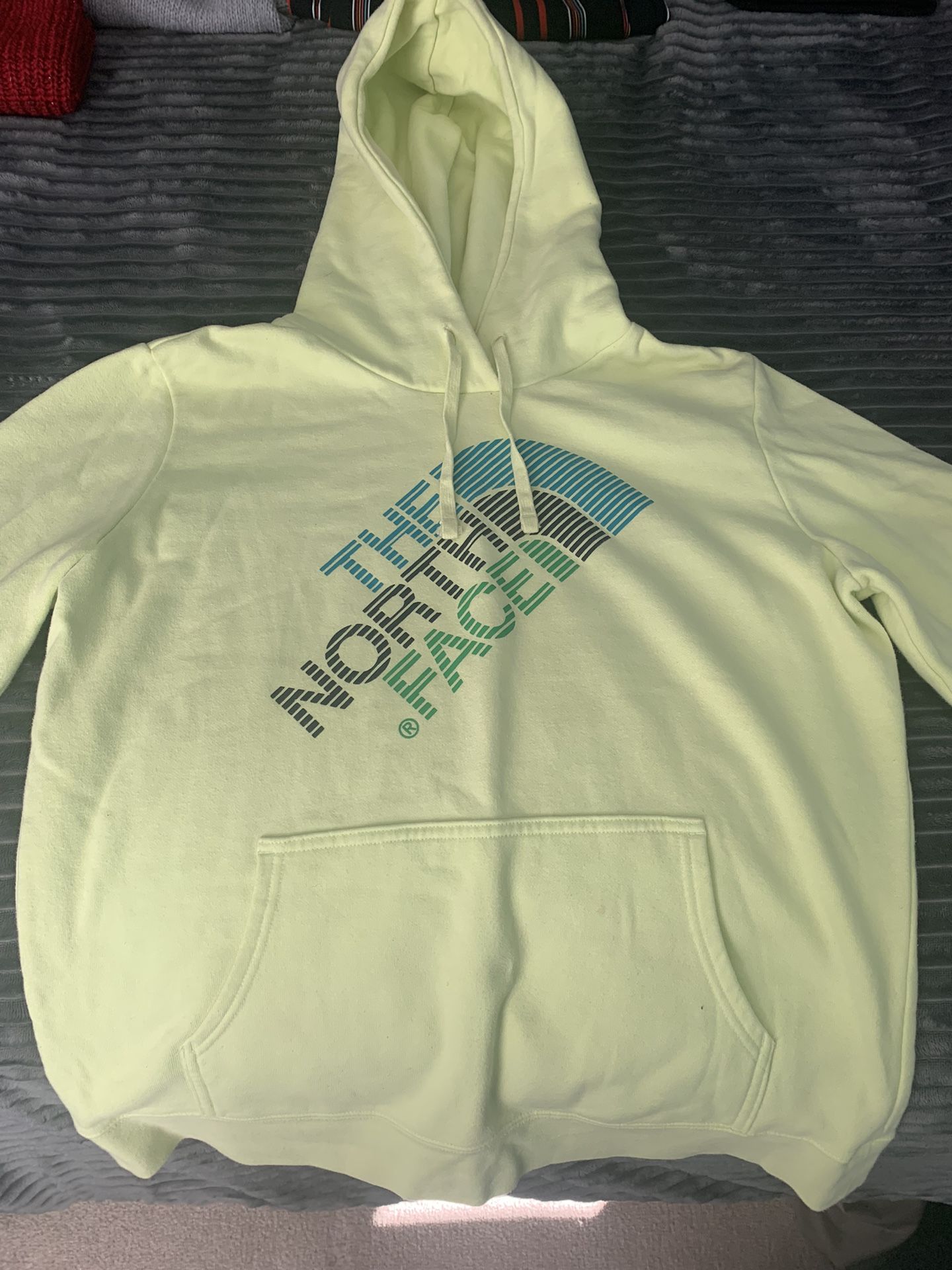 The North Face Womens Yellow Hoodie Size Large