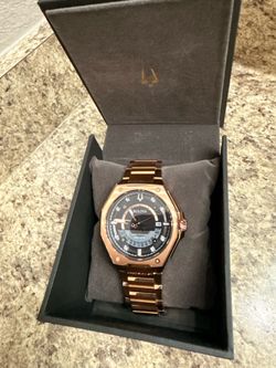 Bulova Precisionist rose gold with diamonds 💎