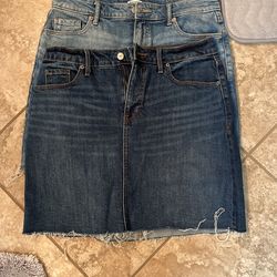 Denim Skirts
