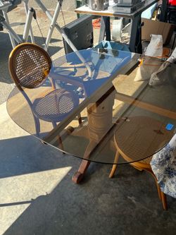 Dining table and chairs
