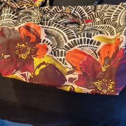 Trina And Turk Tote Bag With Inner Make Up Bag