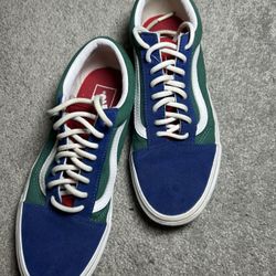 Vans Old Skool ‘Color‑Block’ Low‑Top Sneakers – Multi (Men 6.5 / Women 8)