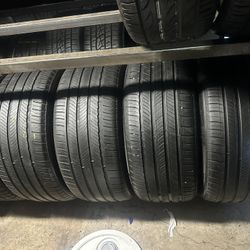 SET OF TIRE 255 40 21 MICHELIN 85% LIFE