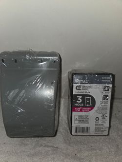 Commercial Electric GanG Box both for $7 (Price Is Firm)